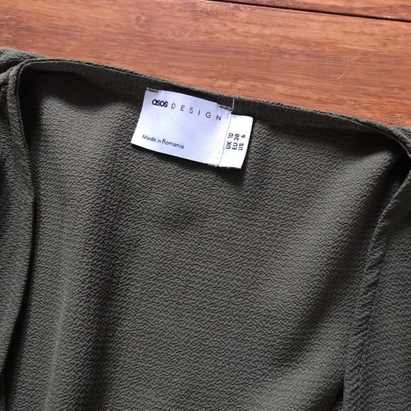 ASOS Ruffle Hem Mini Dress - Picture 6 of 7